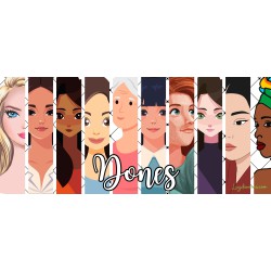 taza mug cerámica premium con ilustración de de mujeres de los 5 continentes