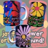 Taza mug ilustración flores modernas