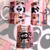 Taza mug 325ml contra ilustrasion arañas divertidas
