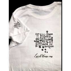 camiseta gatuna 100% algodón peinado de 150g en varios colores y de manga corta