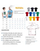 Camiseta infantil